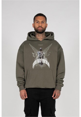 MJ Gonzales Sweatshirt in Groen: voorkant