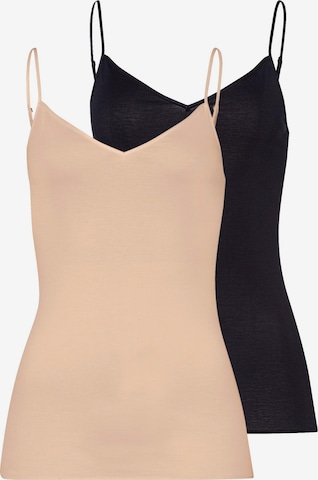 Hanro Undershirt 'Cotton Seamless' in Beige: front