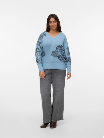 Pull-over 'VMCFairly' Vero Moda Curve en bleu : devant