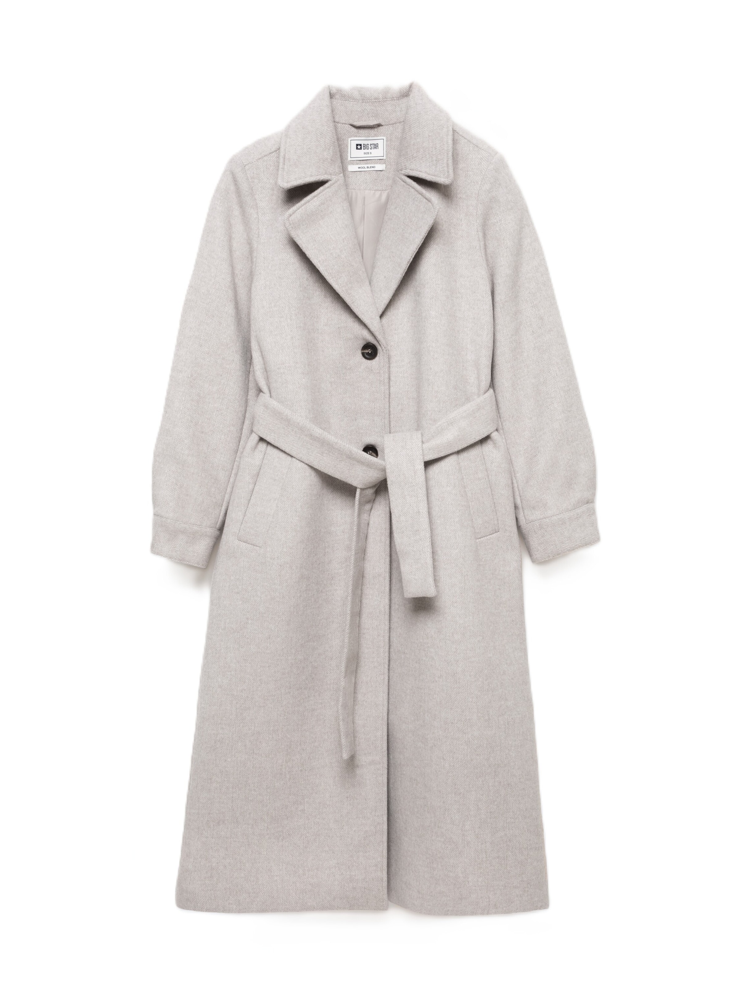 Cappotto di mezza stagione 'KSENIA' di BIG STAR in grigio: frontale