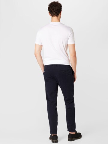 Scalpers Regular Pleat-Front Pants 'FIRENZE' in Blue