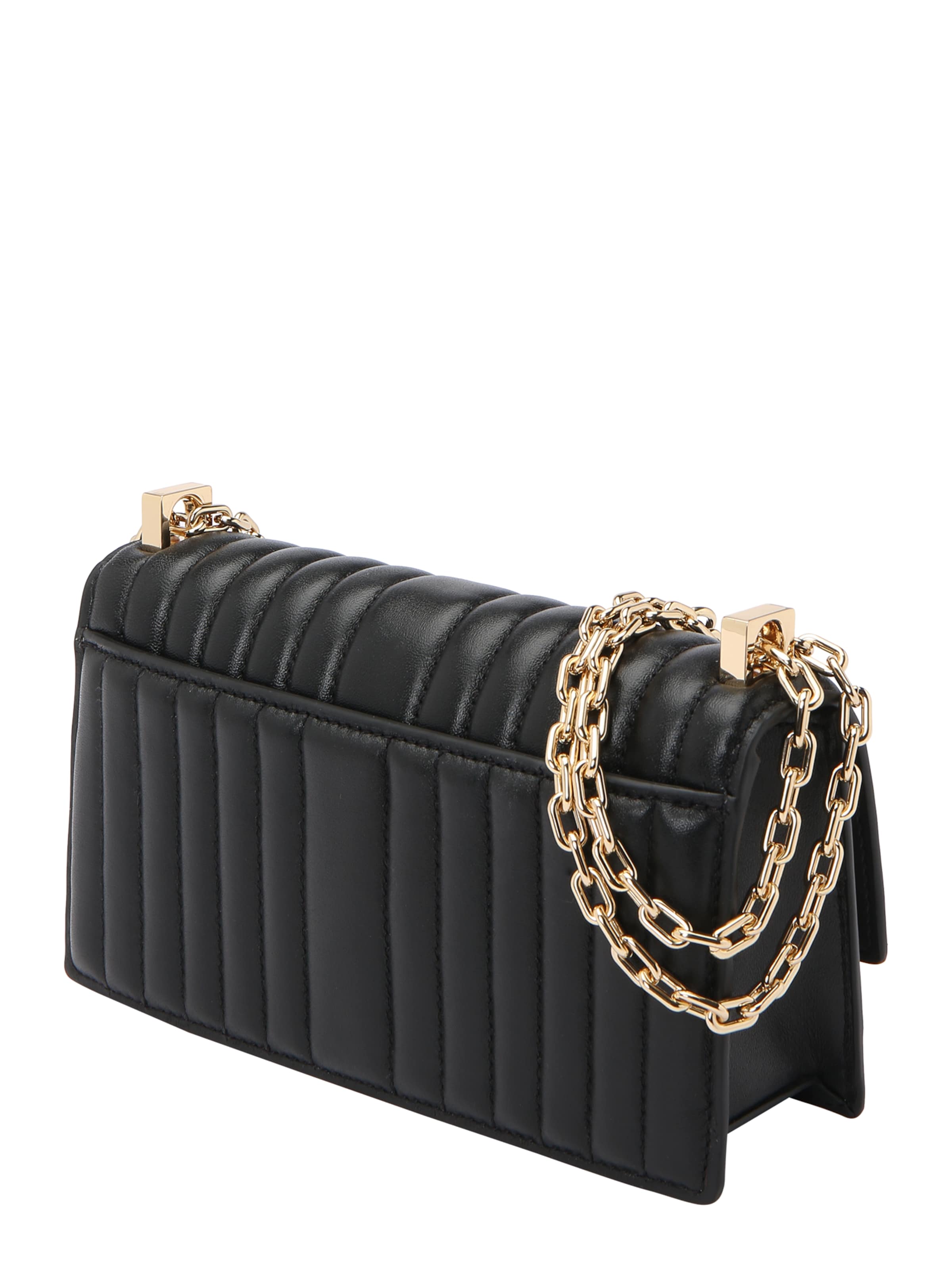 Kate Spade Skuldertaske 'Deco Quilted Mini Flap Chain Crossbody' i sort