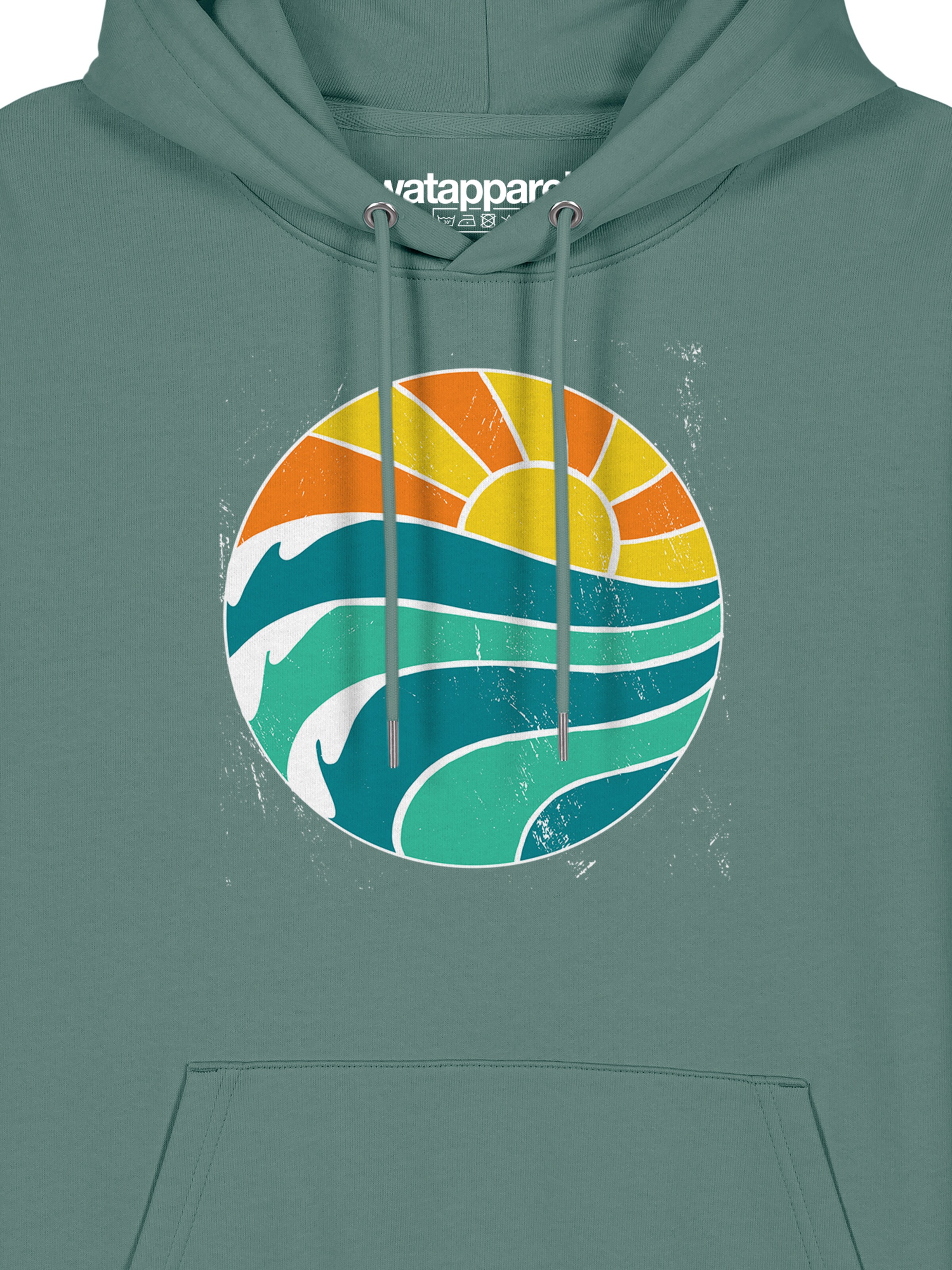 Felpa ' Summer Sun ' di Watapparel in verde
