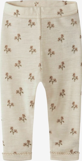 NAME IT Leggings 'NBFNalu' in 56 in beige / umbra / oliv, Produktansicht