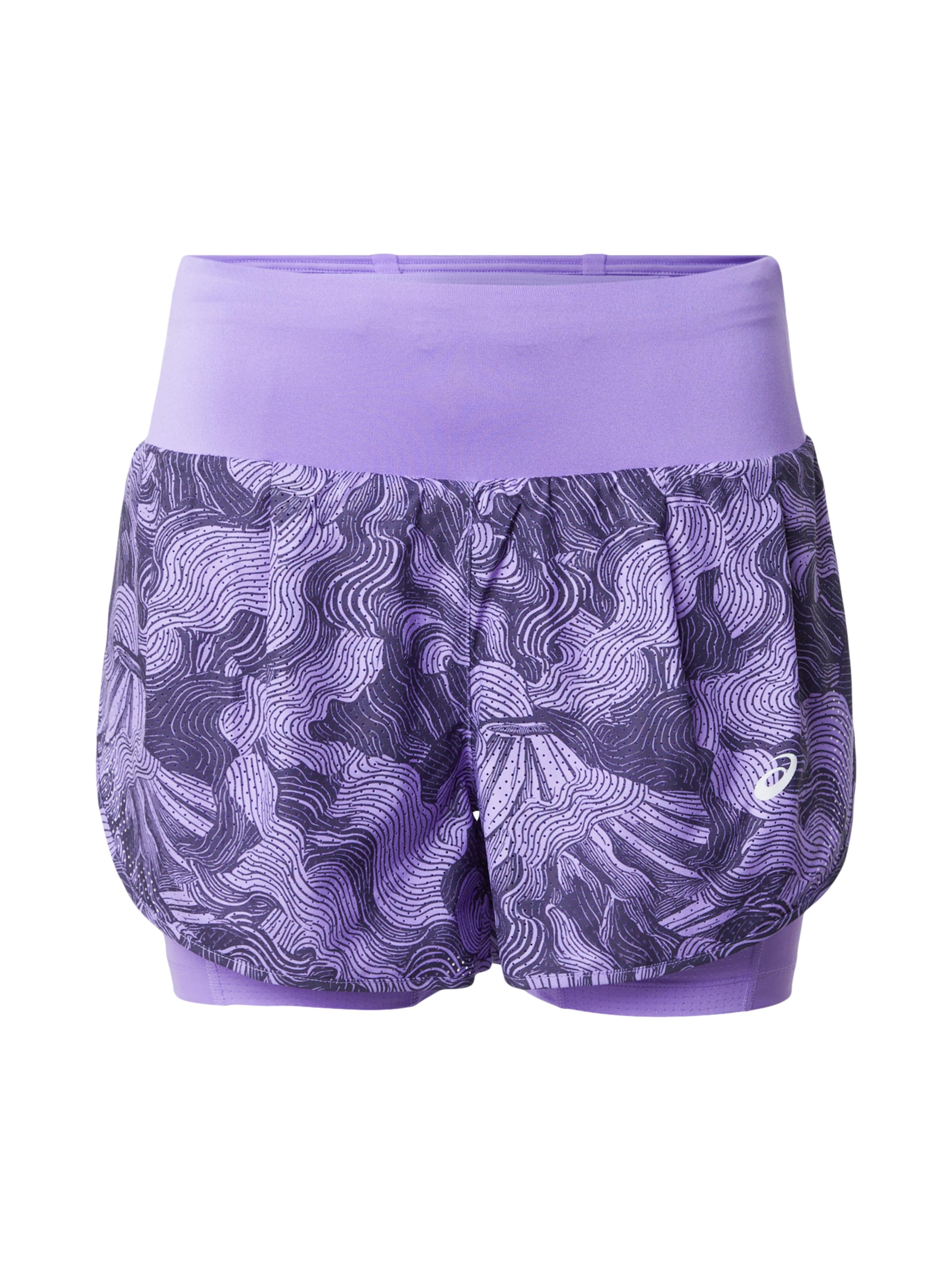 ASICSregular Sportske hlače 'ROAD' - ljubičasta boja: prednji dio