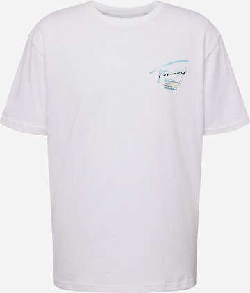 T-Shirt Tommy Jeans en blanc : devant