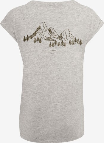 T-shirt ' Mountain Berge' F4NT4STIC en gris
