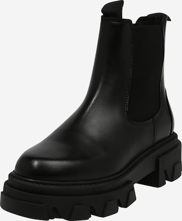 PAVEMENT Chelsea Boots in Black: front