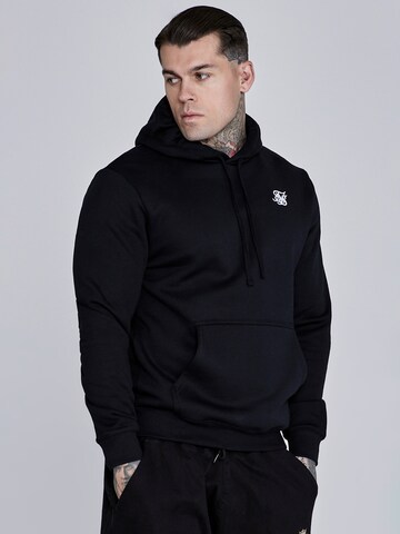 SikSilk Sweatshirt in Black: front