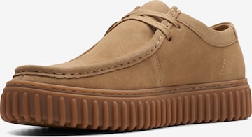 Chaussure à lacets 'Torhill Lo' CLARKS en marron : devant