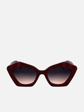 Karl Lagerfeld Zonnebril in Rood