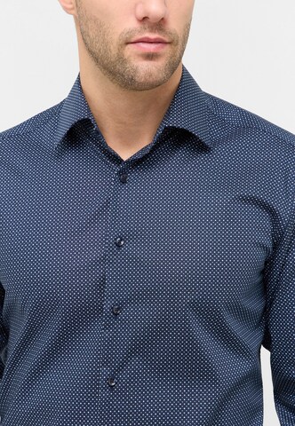 ETERNA Regular fit Button Up Shirt in Blue