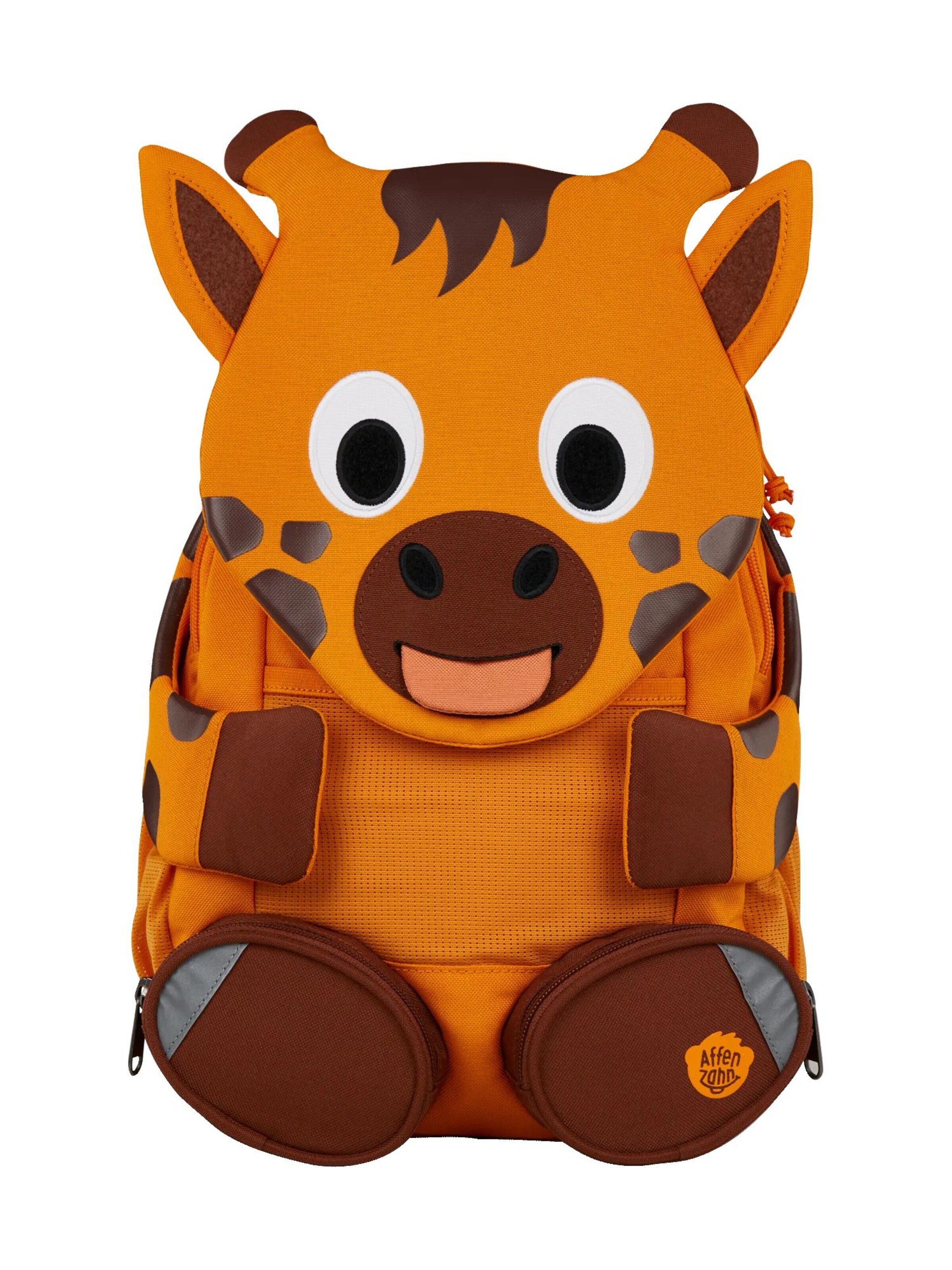 Affenzahn Backpack 'Großer Freund' in Orange: front
