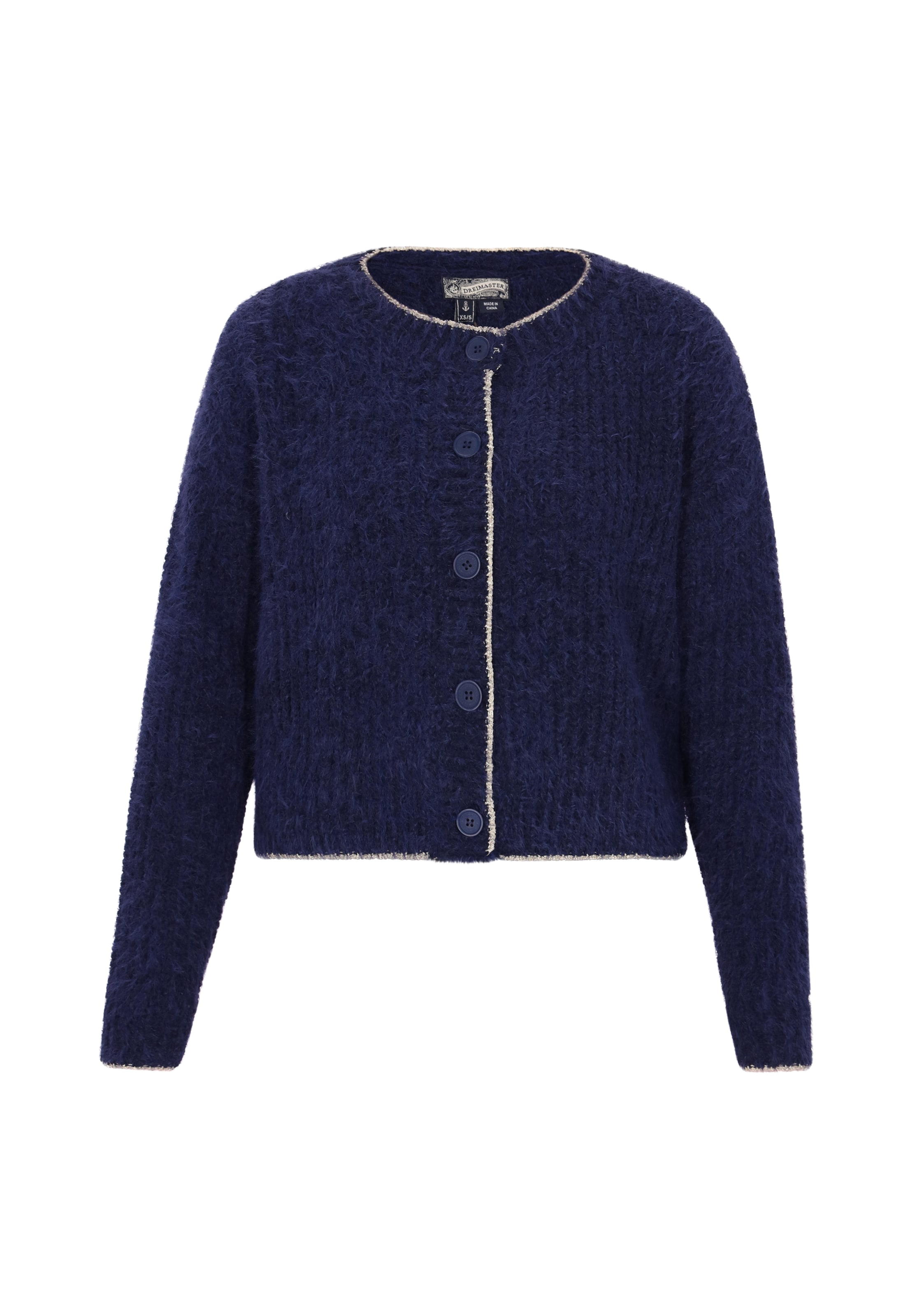 DreiMaster Vintage - Casaco de malha em azul: frente