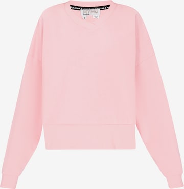 rožinė myMo ATHLSR Megztinis be užsegimo 'Back To School': priekis