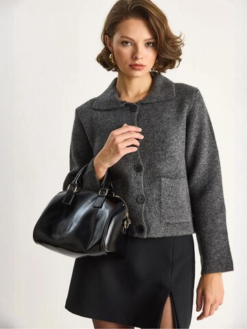 Bianco Lucci Strickjacke in Grau