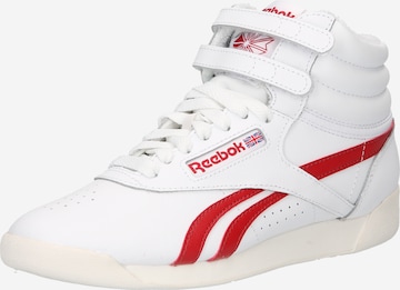 Reebok Classics - Zapatillas deportivas altas en blanco: frente