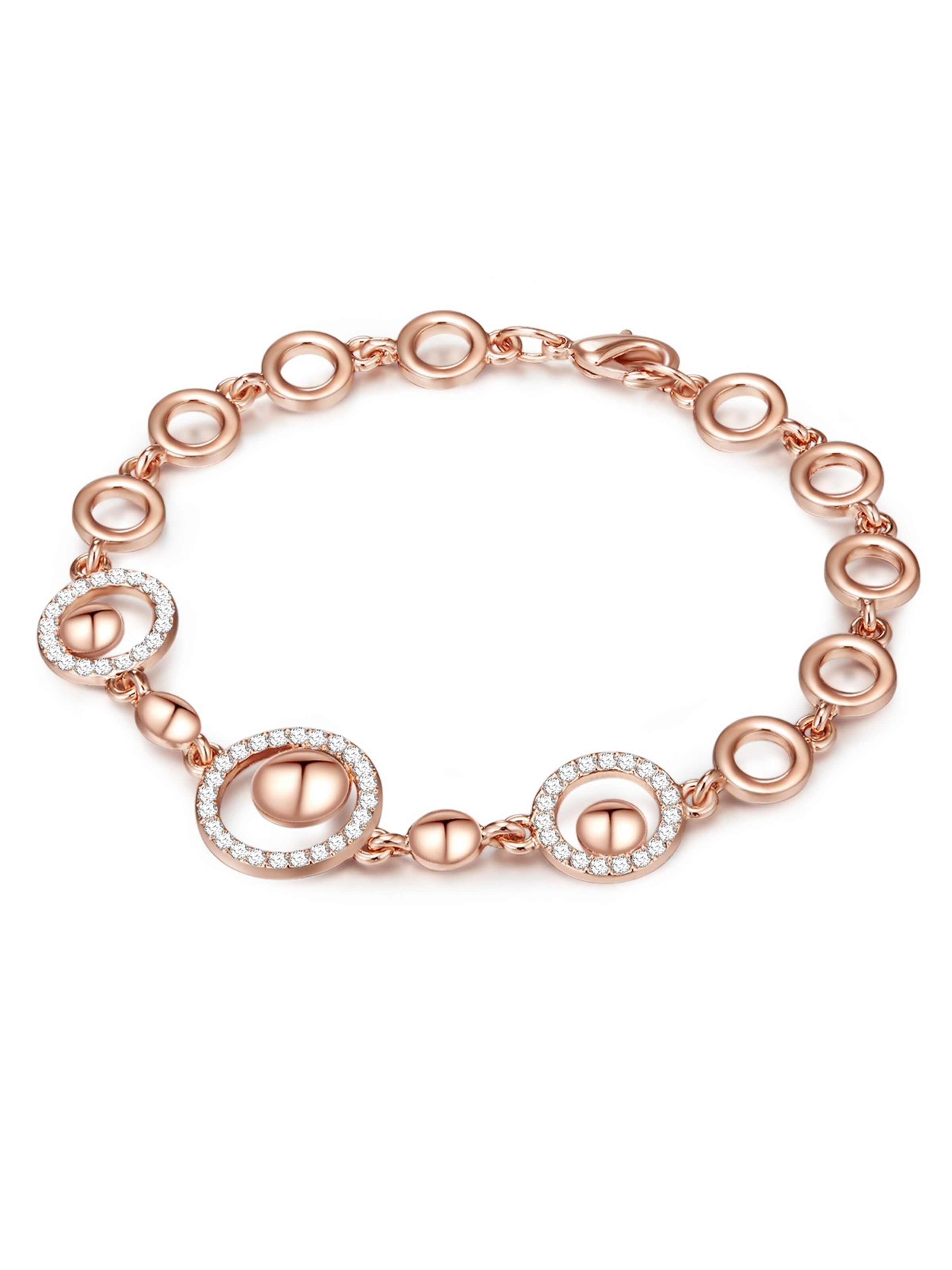 Braccialetto di Lulu & Jane in oro: frontale