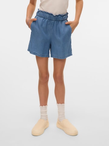 Vero Moda Girl Loosefit Jeans 'VMHarper' in Blauw: voorkant