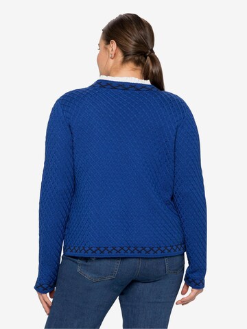 SHEEGO Knitted Janker in Blue