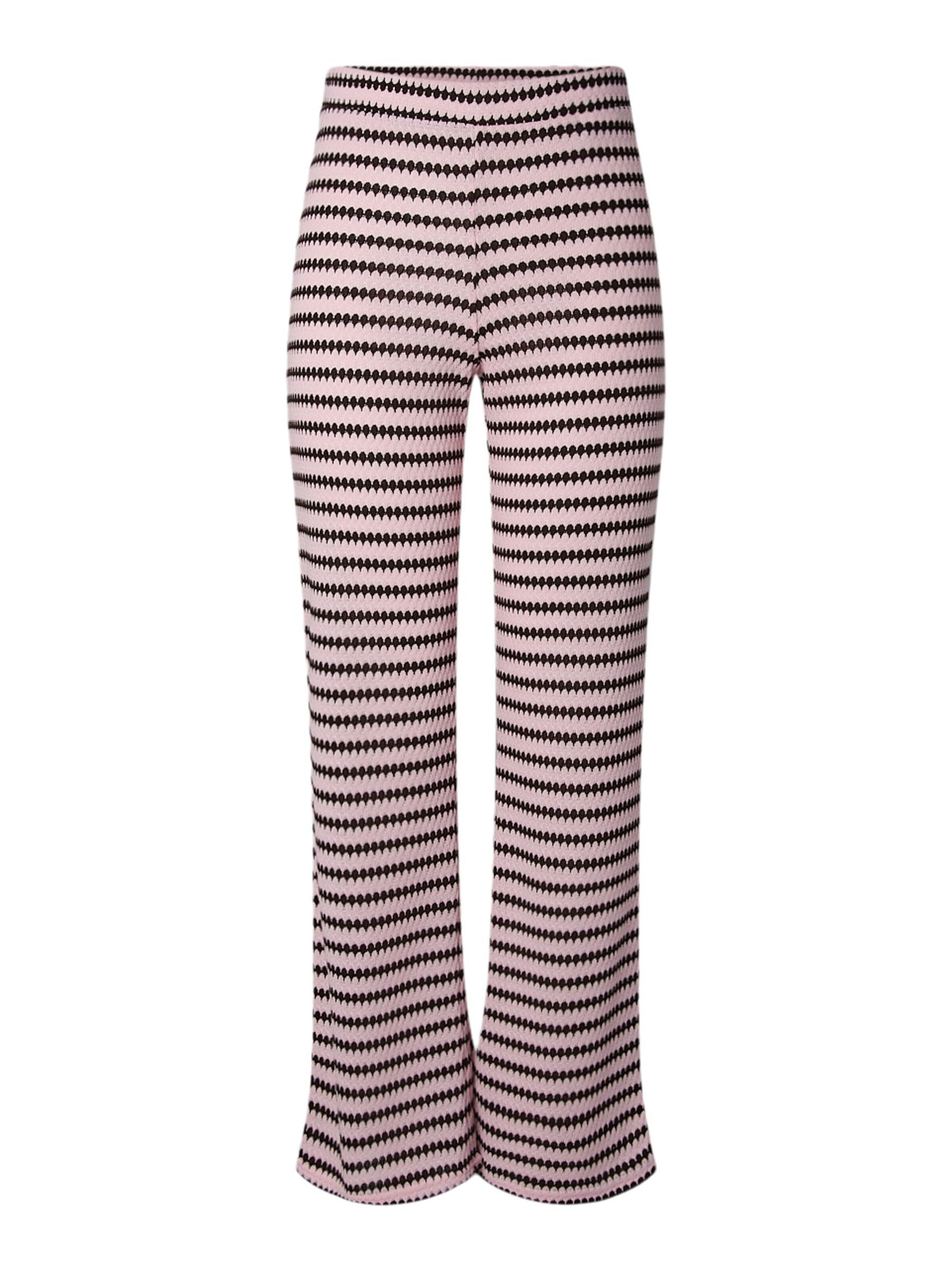 PIECES Loosefit Broek 'PCJeya' in Roze: voorkant