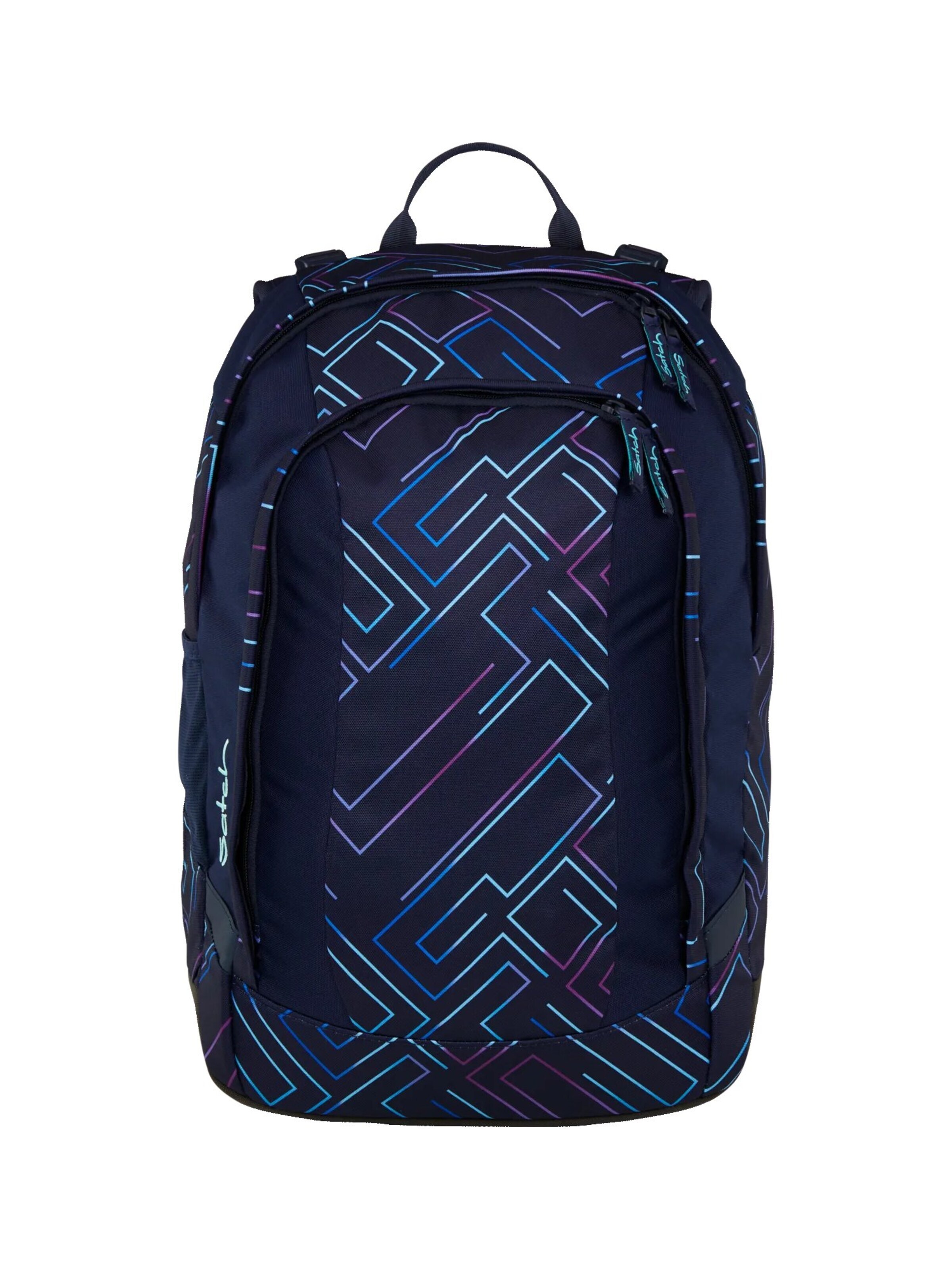 Satch Backpack 'Schulrucksack air' in Purple: front