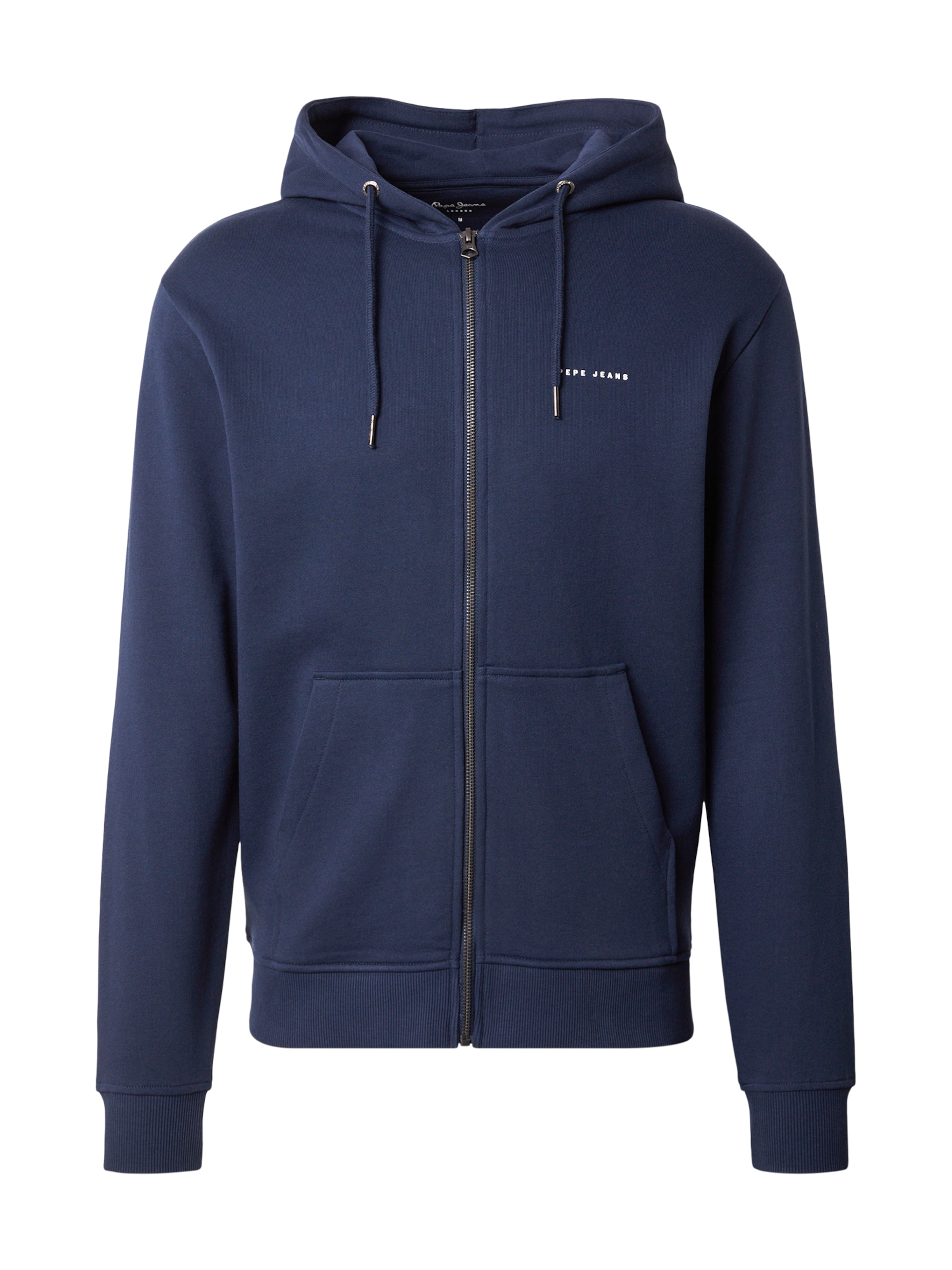 Veste de survêtement 'DENSITY' Pepe Jeans en bleu : devant