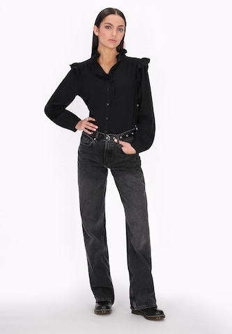 myMo ROCKS Blouse in Zwart