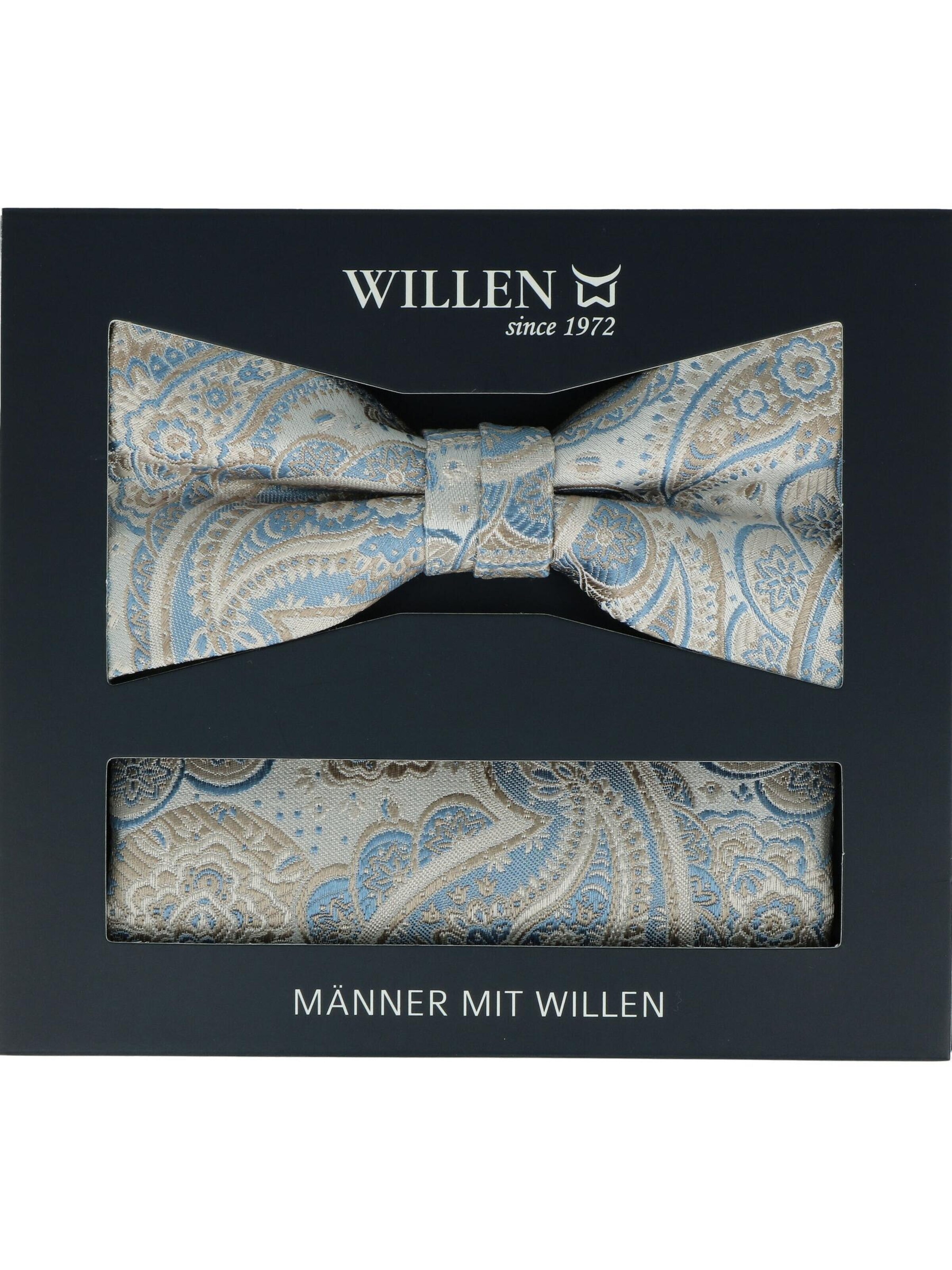 WILLEN Fliege 'Set Paisley'‌‌‌‌‌‌‌ in Beige