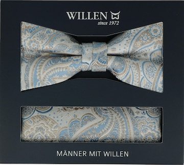 WILLEN Fliege 'Set Paisley' in Beige: Vorderseite