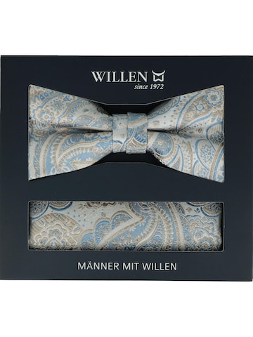 WILLEN Bow Tie 'Set Paisley' in Beige