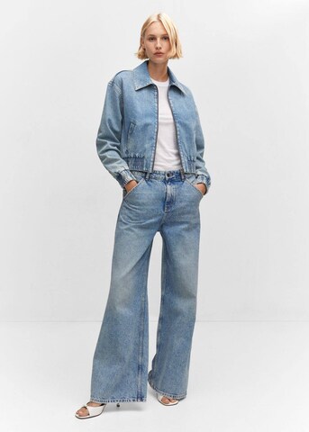 MANGO Wide leg Jeans 'blake' in Blauw