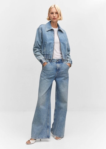 MANGO Wide Leg Jeans 'blake' in Blau