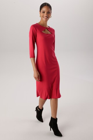 Aniston SELECTED Sheath Dress in Red