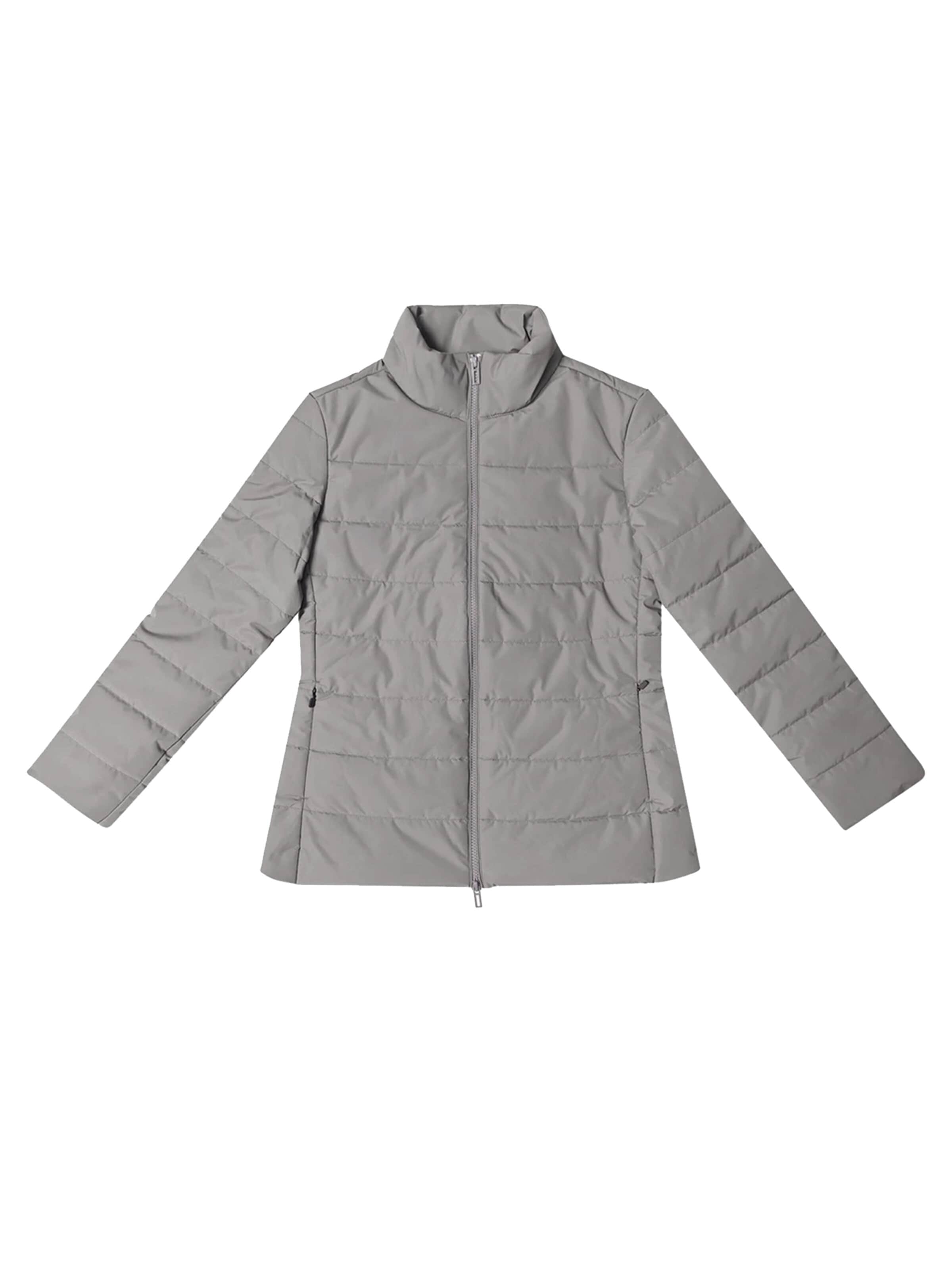 GOBI Cashmere Φθινοπωρινό και ανοιξιάτικο μπουφάν 'Women's CashmereTECH Jacket' σε γκρι: μπροστά