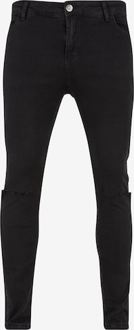 DEF Skinny Jeans 'Reckless' in Black: front