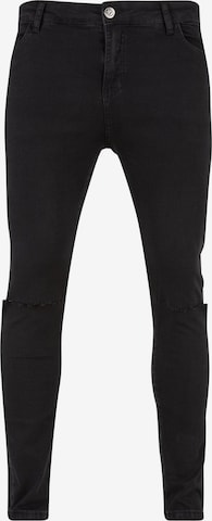 Skinny Jeans 'Reckless' di DEF in nero: frontale