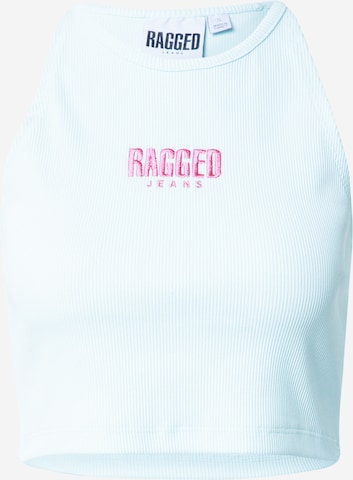 The Ragged Priest Top 'BEING' in Blue: front
