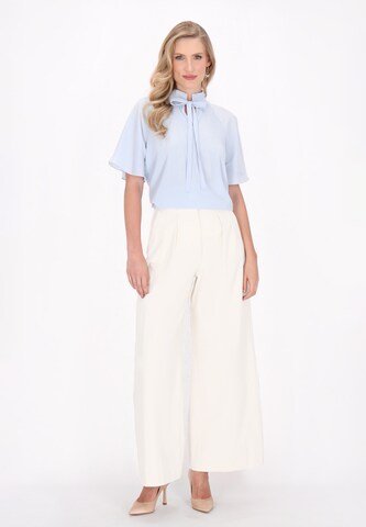 DreiMaster Klassik Blouse 'Classic Look' in Blauw