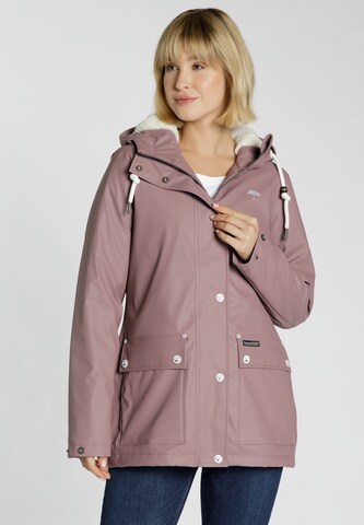 Schmuddelwedda Regenjacke in Pink: predná strana