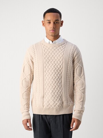 SCOTCH & SODA Пуловер в бежово: отпред