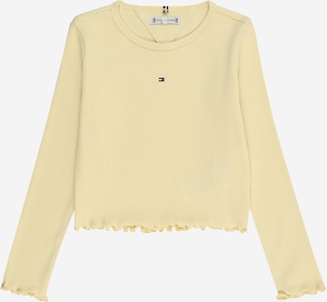 TOMMY HILFIGER Shirt 'ESSENTIAL' in Gelb: Vorderseite