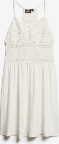Robe d’été Superdry en blanc : devant