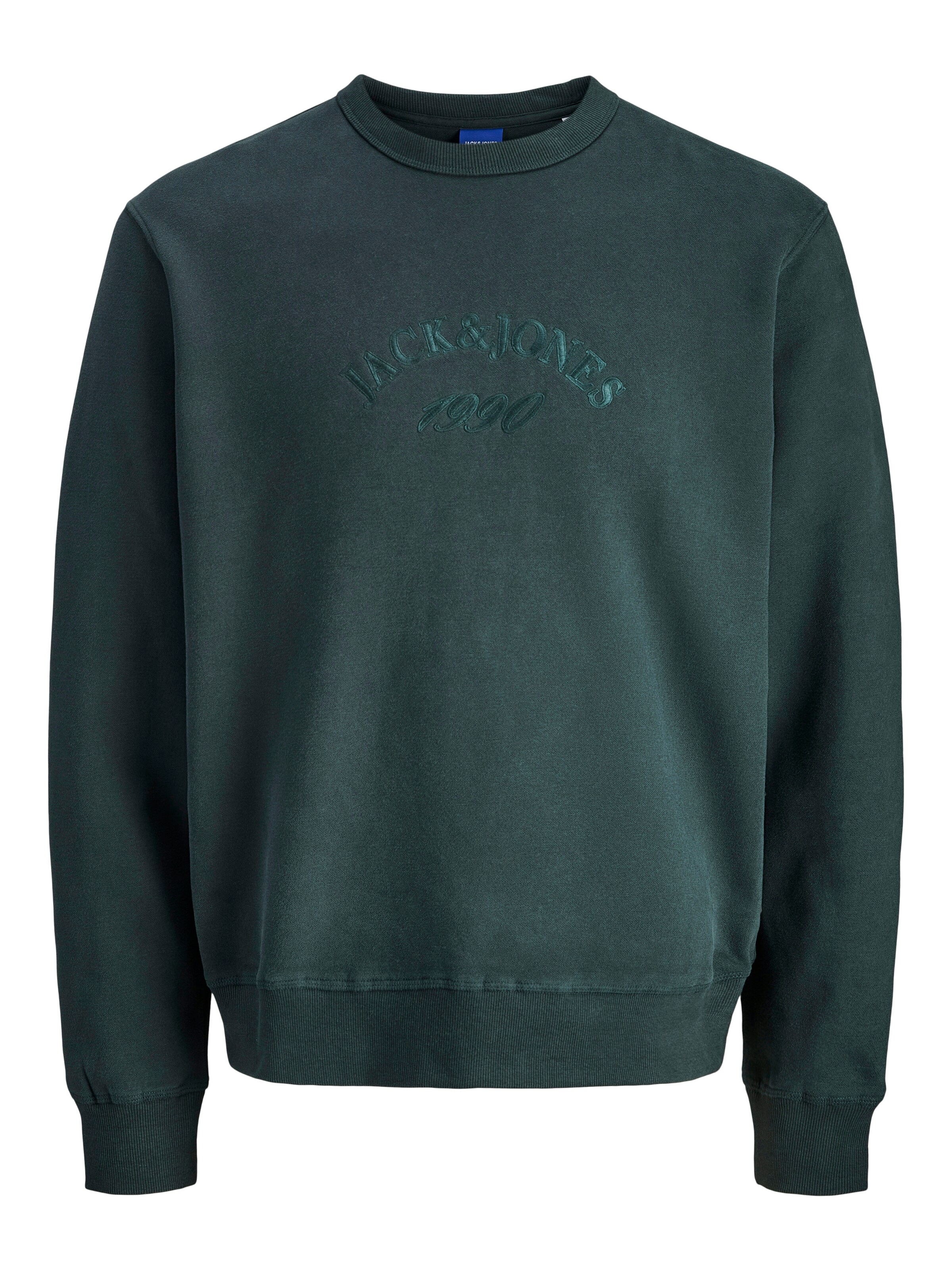 JACK & JONES Sweatshirt in Green: front