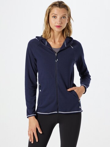 CRAGHOPPERS Athletic Zip-Up Hoodie 'NosiLife Milanta' in Blue: front