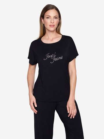JOOP! Jeans Slaapshirt ' Glamour ' in Zwart: voorkant