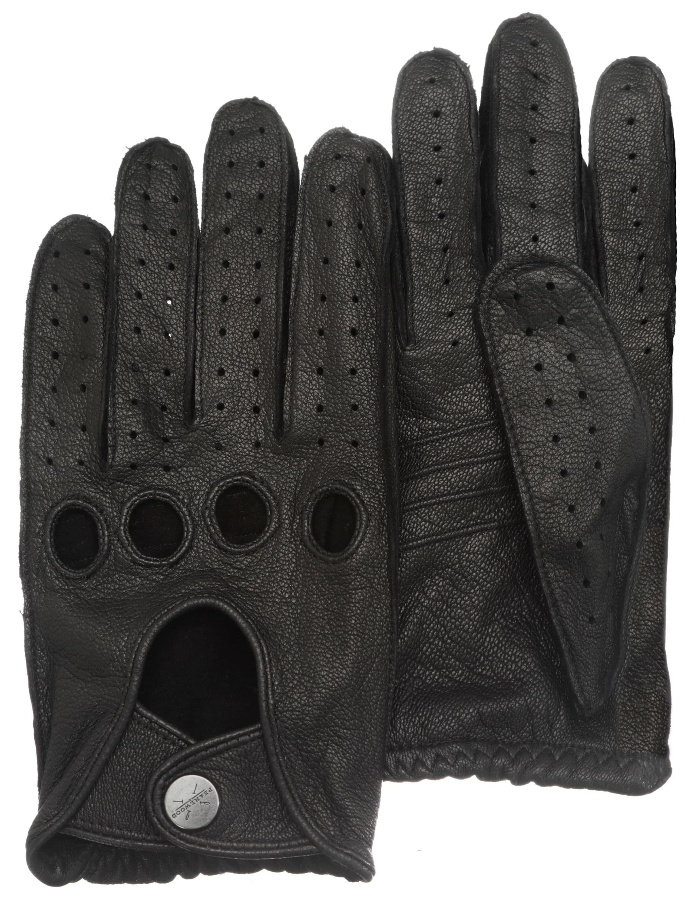 Pearlwood Fingerhandschuhe 'STEVE'‌‌‌ in Schwarz