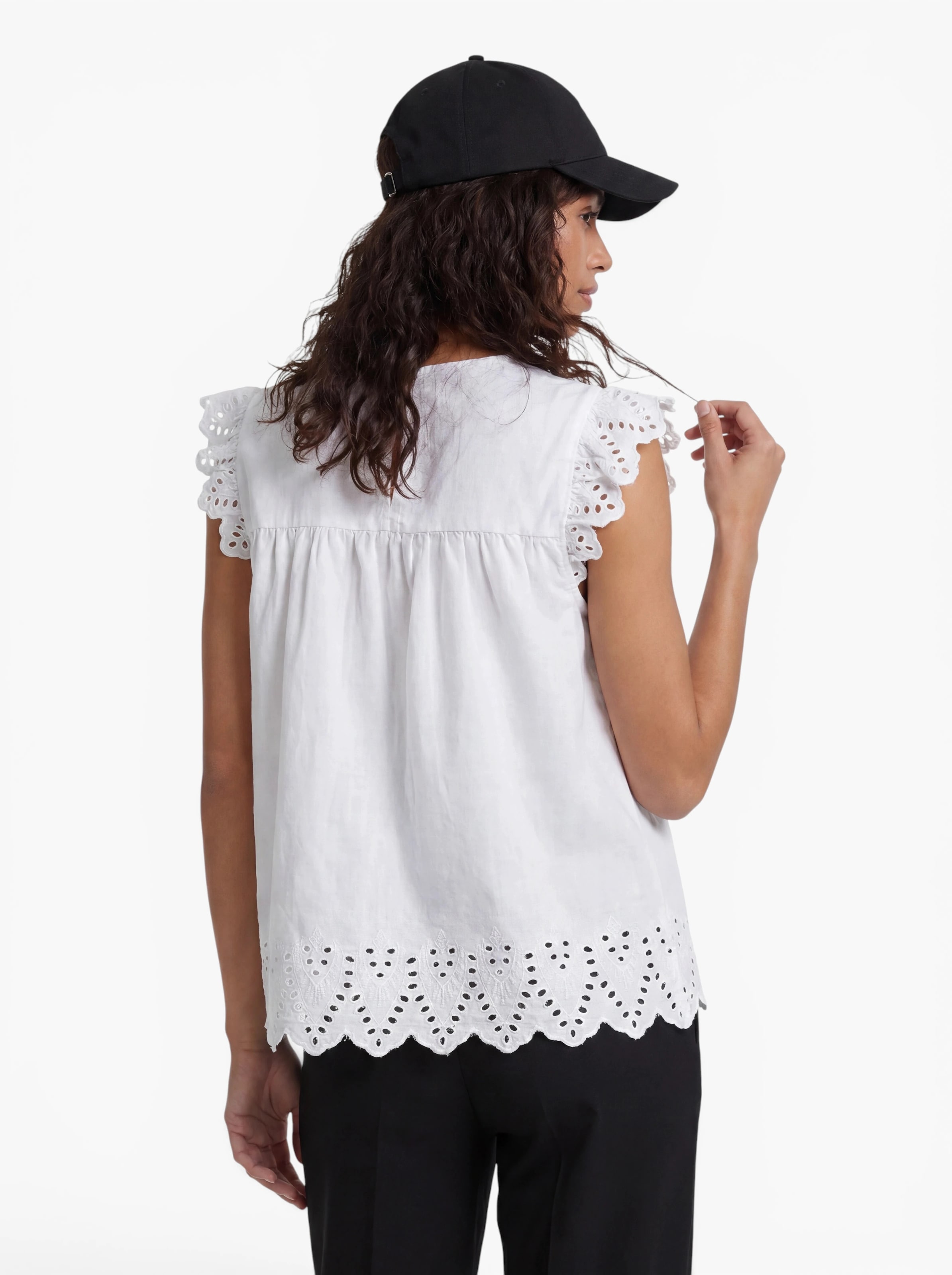 ONLY Bluse 'ONLTULUM' in Weiß