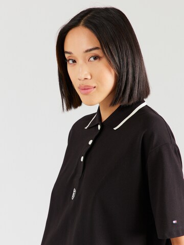 TOMMY HILFIGER Shirt 'VARSITY' in Black