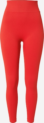 PUMA Спортен панталон в червено: отпред